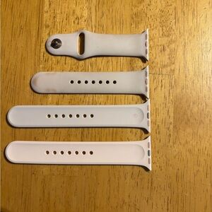 White Smartwatch Bands Set